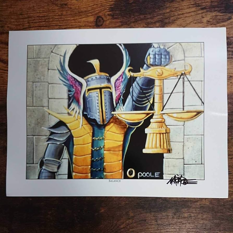 Amazon.co.jp: MTG《天秤/Balance》Mark Poole サイン入りアート